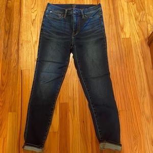 J. Crew Dark Wash High Rise Jeans